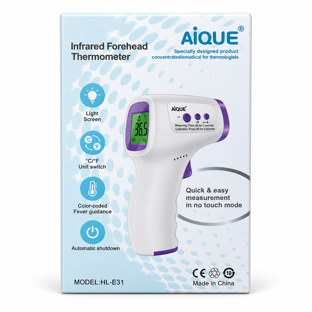 AIQUE HL-E31 Non-Contact Infrared Forehead Thermometer