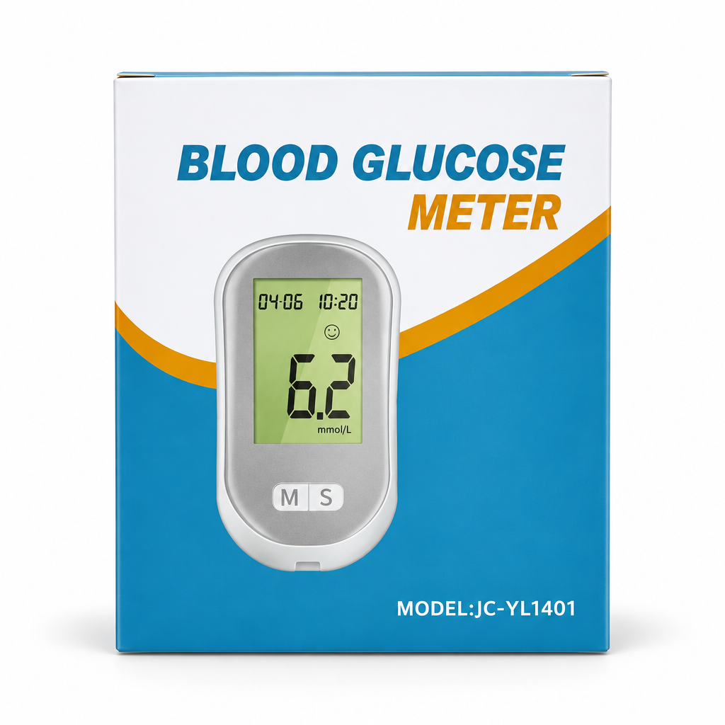 Digital Blood Glucose Meter JC-YL1401 with LCD Display